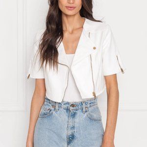 LAMARQUE KIRSI Cropped Denim Jacket - Make an Offer!